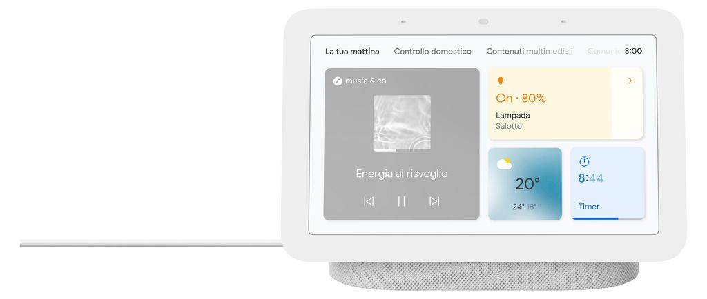 Google Nest Hub 2Gen Chalk Produktbild 