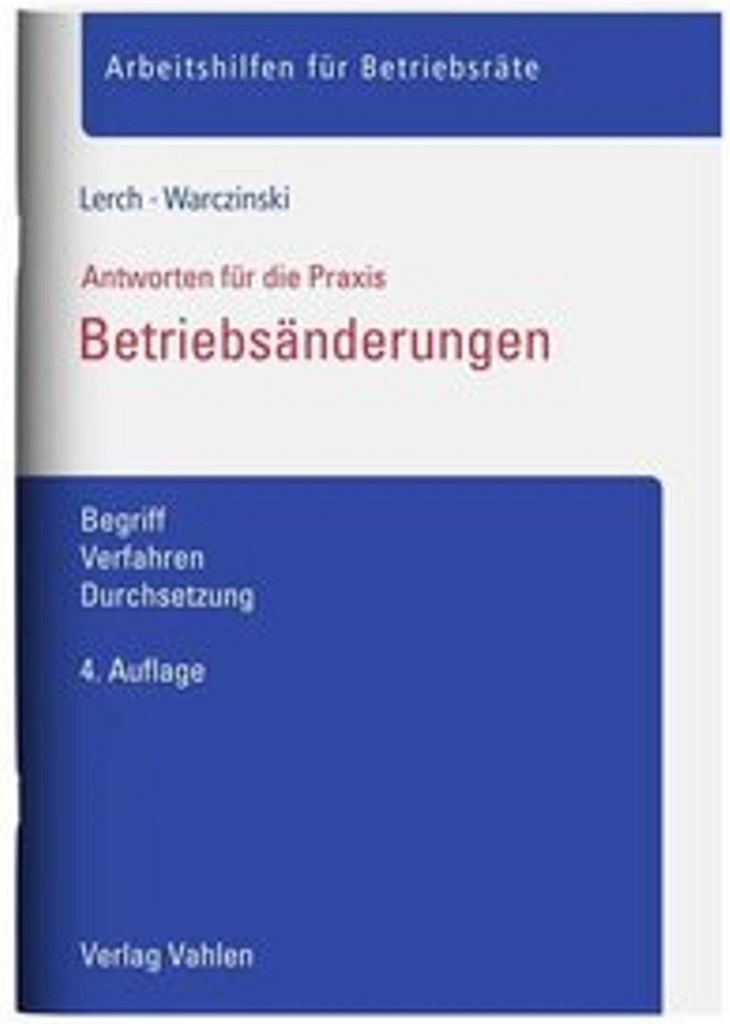 Betriebsänderungen
