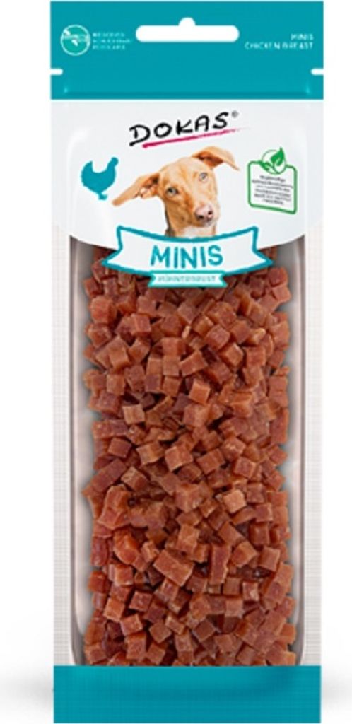 Dokas Minis Hühnerbrust, Snacks, Hund, Adult, Huhn, 70 g Produktbild 