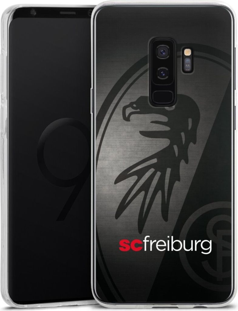 DeinDesign Handyhülle für Samsung Galaxy S9 Plus Duos Silikon Hülle Case Smartphone Schutzhülle Metallic Look Offizielles Lizenzprodukt SC Frei...