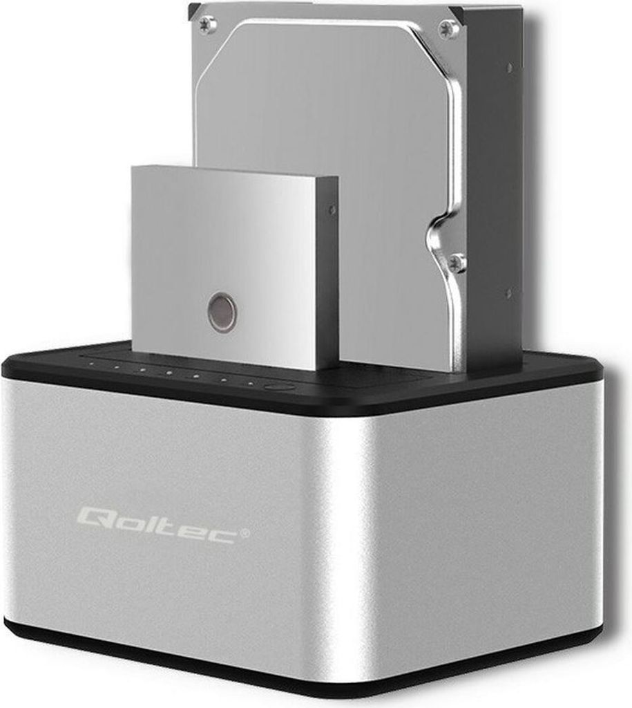 Qoltec Docking station 2xHDD/SSD, USB 3.0