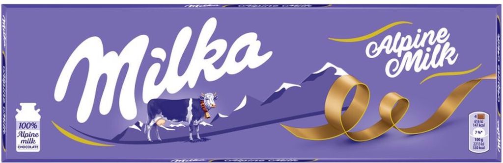 Milka mléčná čokoláda 250 G Obrázek produktu 