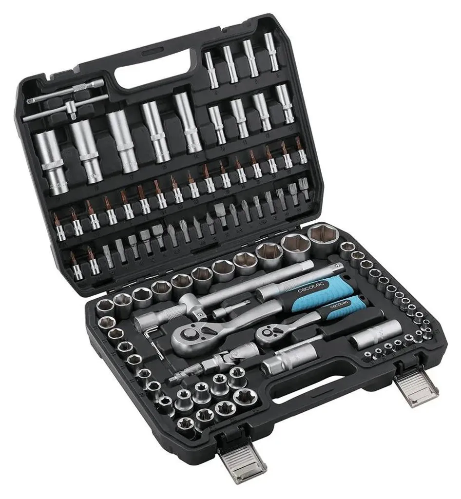 Cecotec Macgyver Krk 4200 Boîte à outils argentée robuste et complète