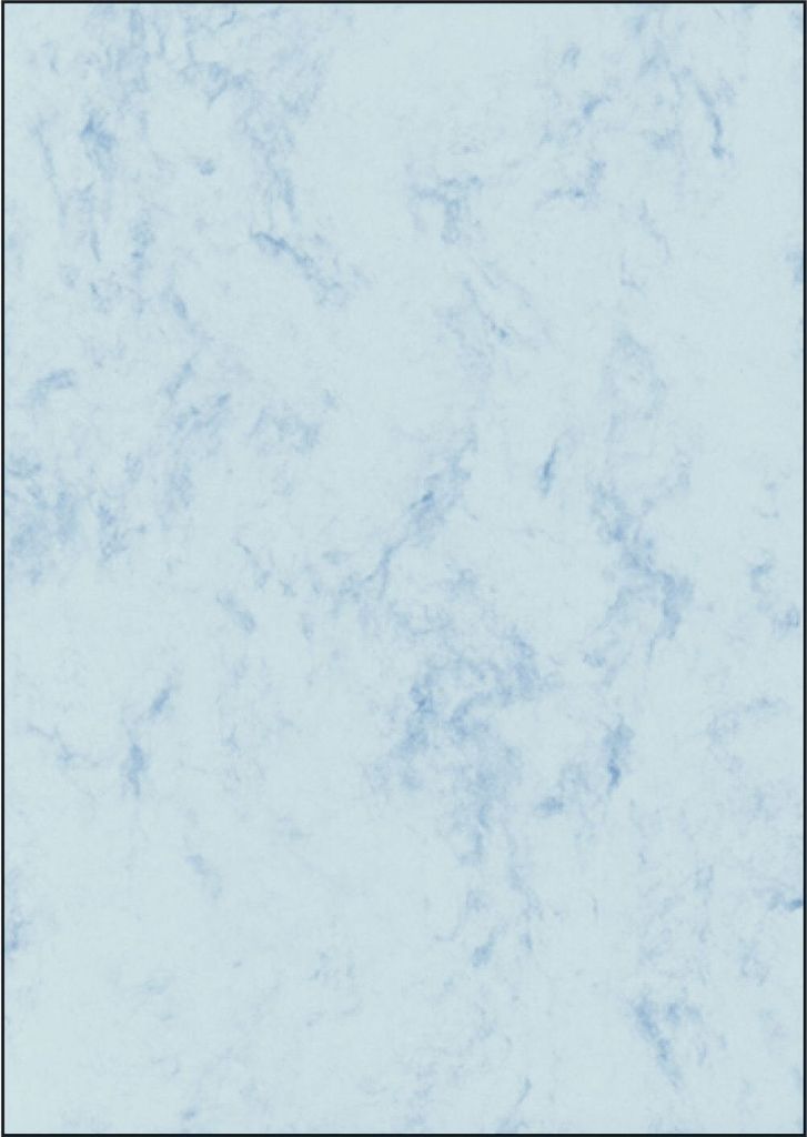 Sigel® DP 261 Carta marmorizzata, blu, A4, 90 g/m², 100 Immagine del prodotto 