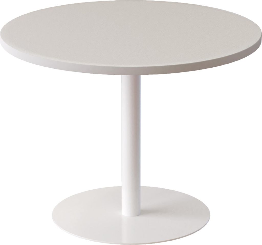 easyDesk Loungetisch G80.13.13 80cm weiß Produktbild 