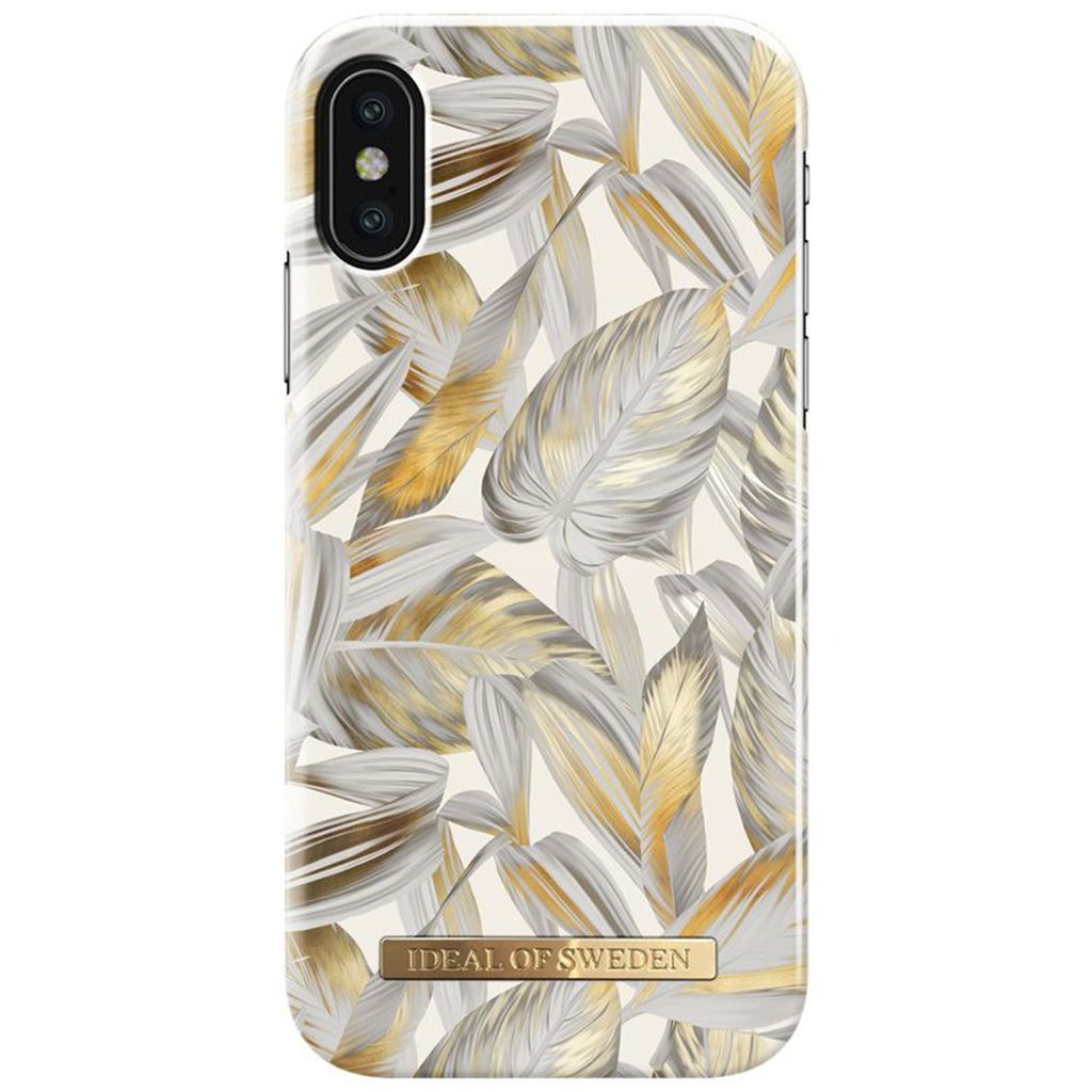 iDeal of Sweden Back cover kompatibel mit iPhone X,iPhone Xs - Multi, Platinum Leaves