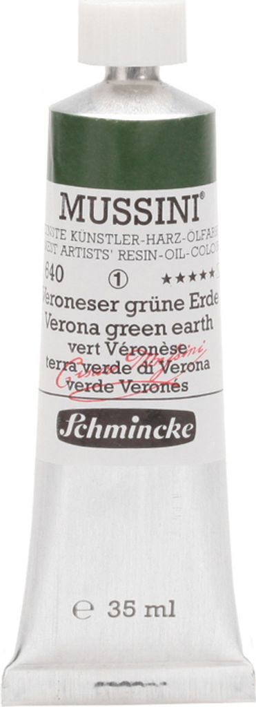 Schmincke 35ml MUSSINI Veroneser gruene Erde Öl 10 640 009