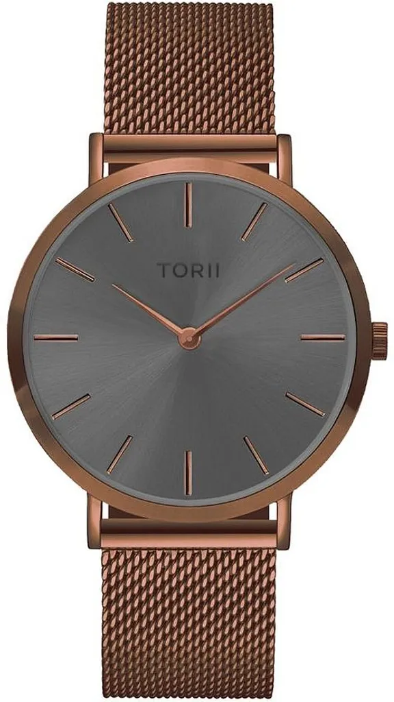Montre TORII D38DM.AD marron : lisibilité et confort pour votre poignet