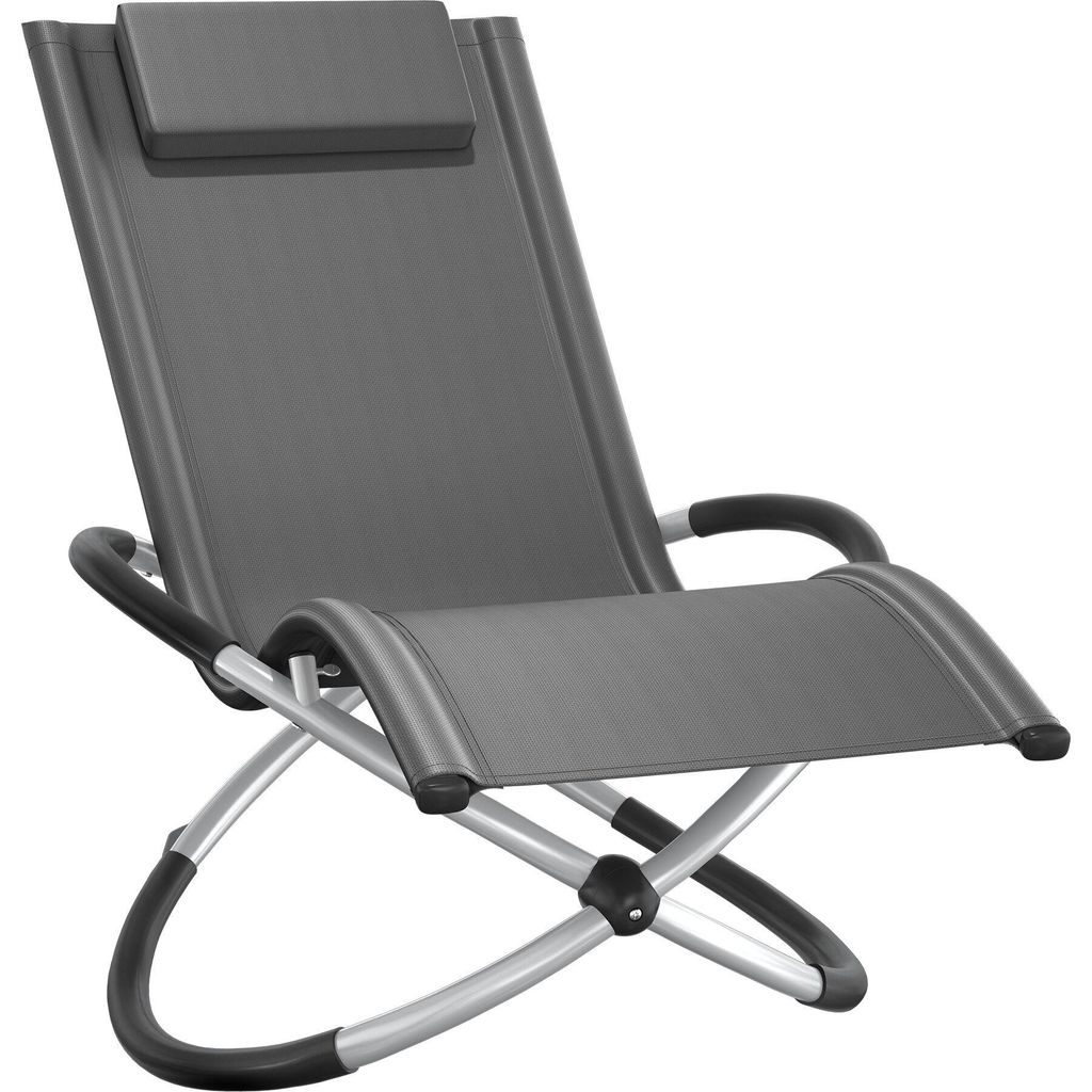 tectake® Sonnenliege Paulina ergonomisch, faltbar, 150 kg Produktbild 