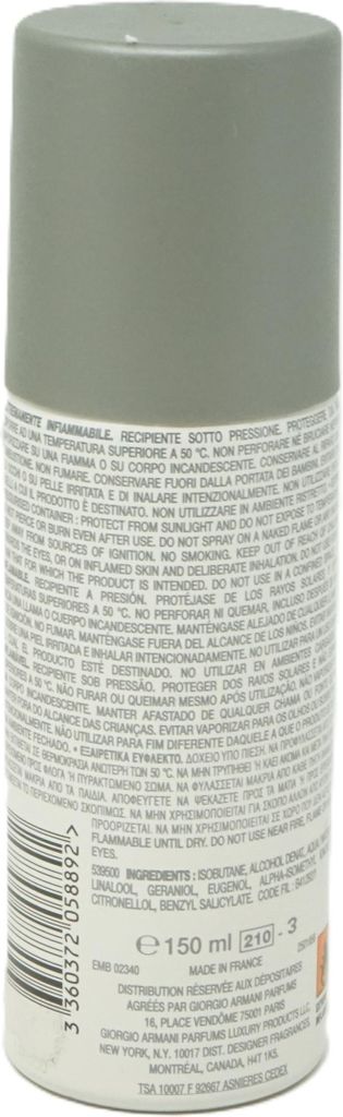 Armani Acqua Di Gio Pour Homme Deo Spray Immagine del prodotto 
