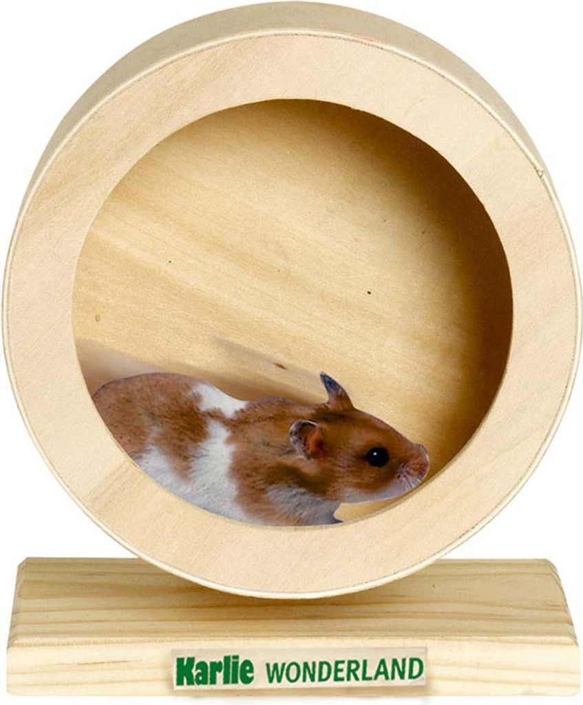 Karlie - BOGIE WHEEL Holz-Laufrad für Nager - 15 cm Produktbild 