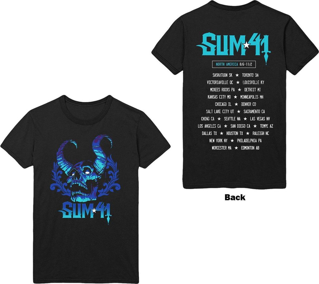 Sum 41 - Tričko pro muže/dámy Uni RO4769 (XL) (Černá) Obrázek produktu 