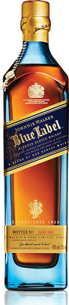 Johnnie Walker Blue Label Blended Scotch Whisky 40% Vol. 1l in Geschenkbox