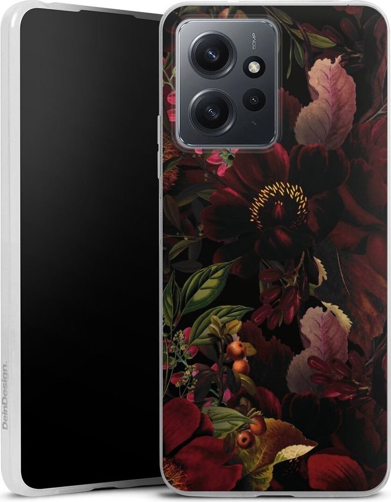 DeinDesign Slim Hülle für Xiaomi Redmi Note 12 4G Silikon Case Ultra Dünn Handyhülle Blumen Utart Wiese