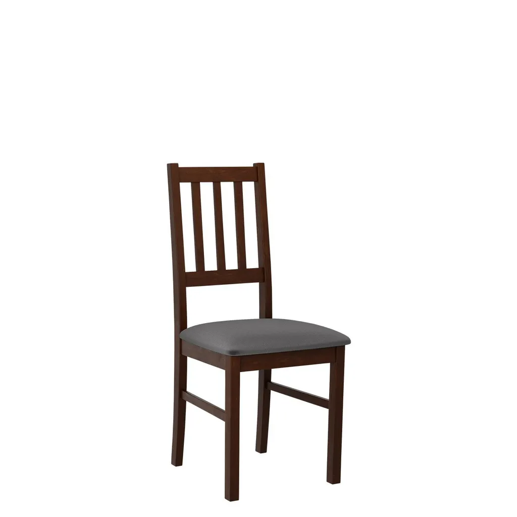 Sedia per la cucina EDON 4 - noce / grigio scuro