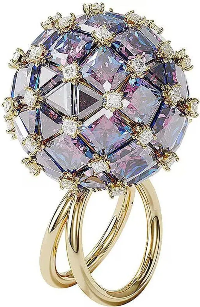 Anello Swarovski Curiosa Donna Gold 12 - Prezzo Speciale Collezione