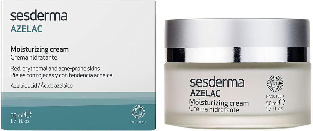 Sesderma Azelac Hydraterende Crème, dag- en nachtcrème, Productafbeelding 