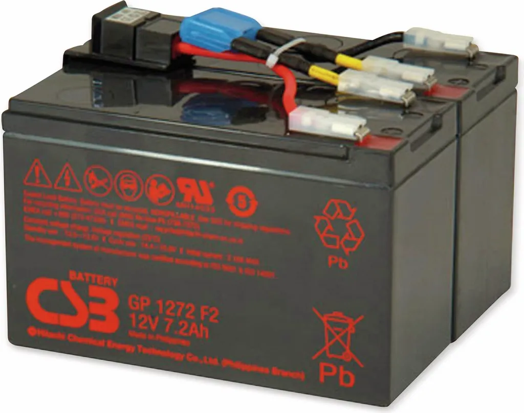 Batterie de secours pour onduleur APC RBC48 24V CSB GP1272F2