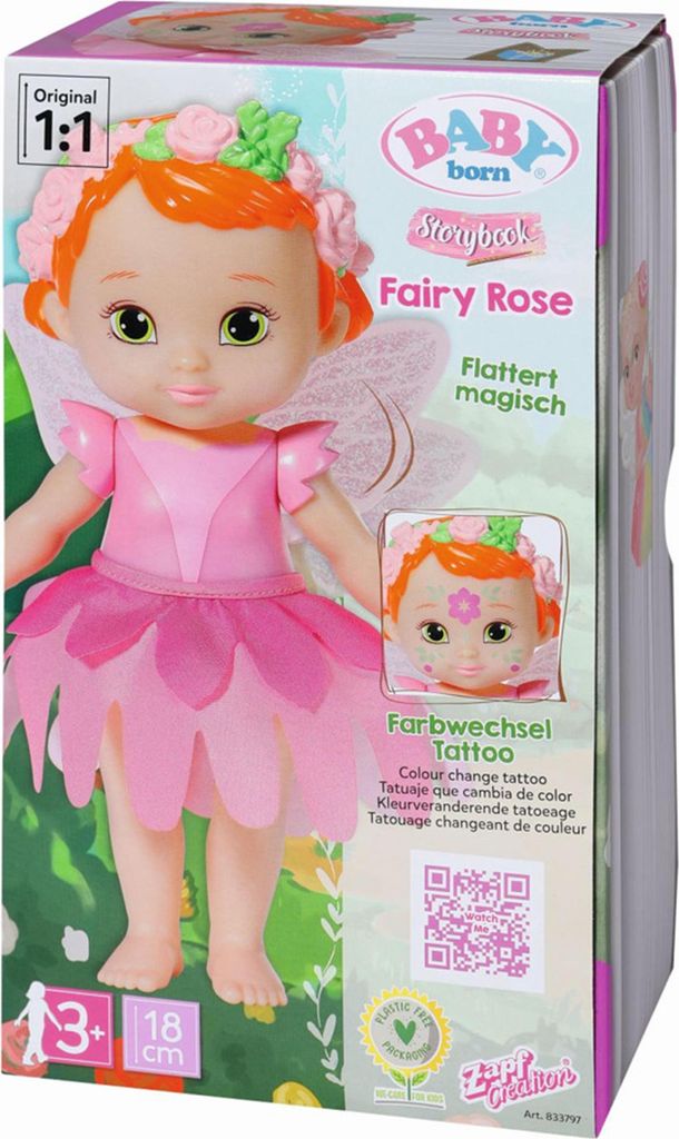 ZAPF Creation BABY born® Storybook Fairy Rose 18 cm, Immagine del prodotto 