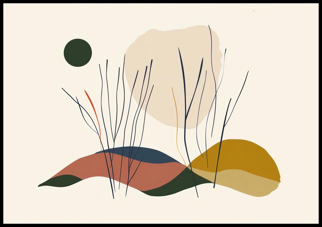 Plakat 100x70cm Flüstern der Winde