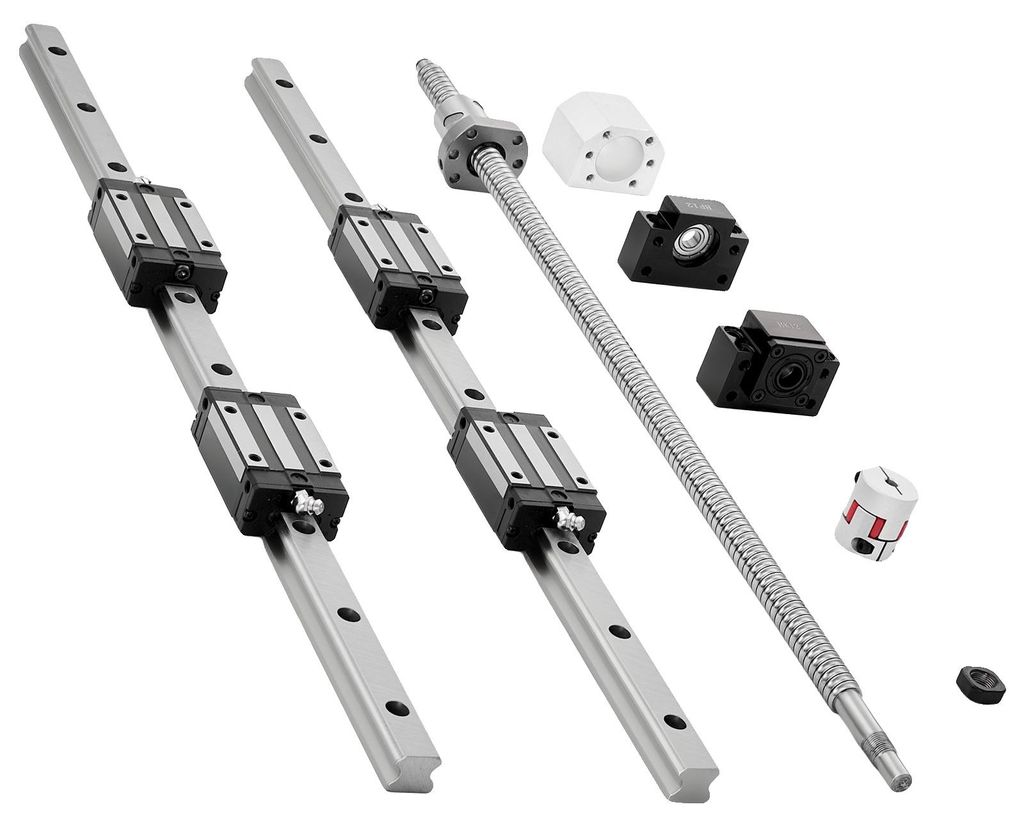 VEVOR Linearführungsschienen-Kit, HGR20, 2 Stück 600 mm Produktbild 