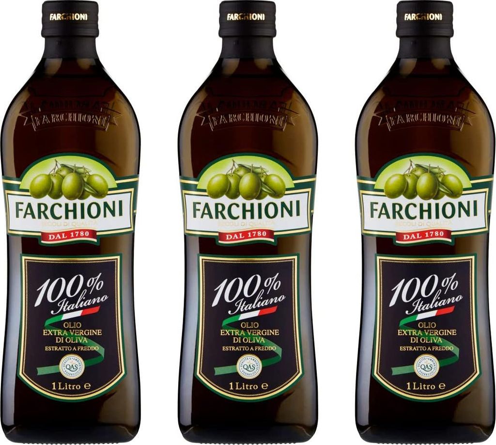 3x Farchioni Olio Extra Vergine di Oliva 100% Italiano Produktbild 