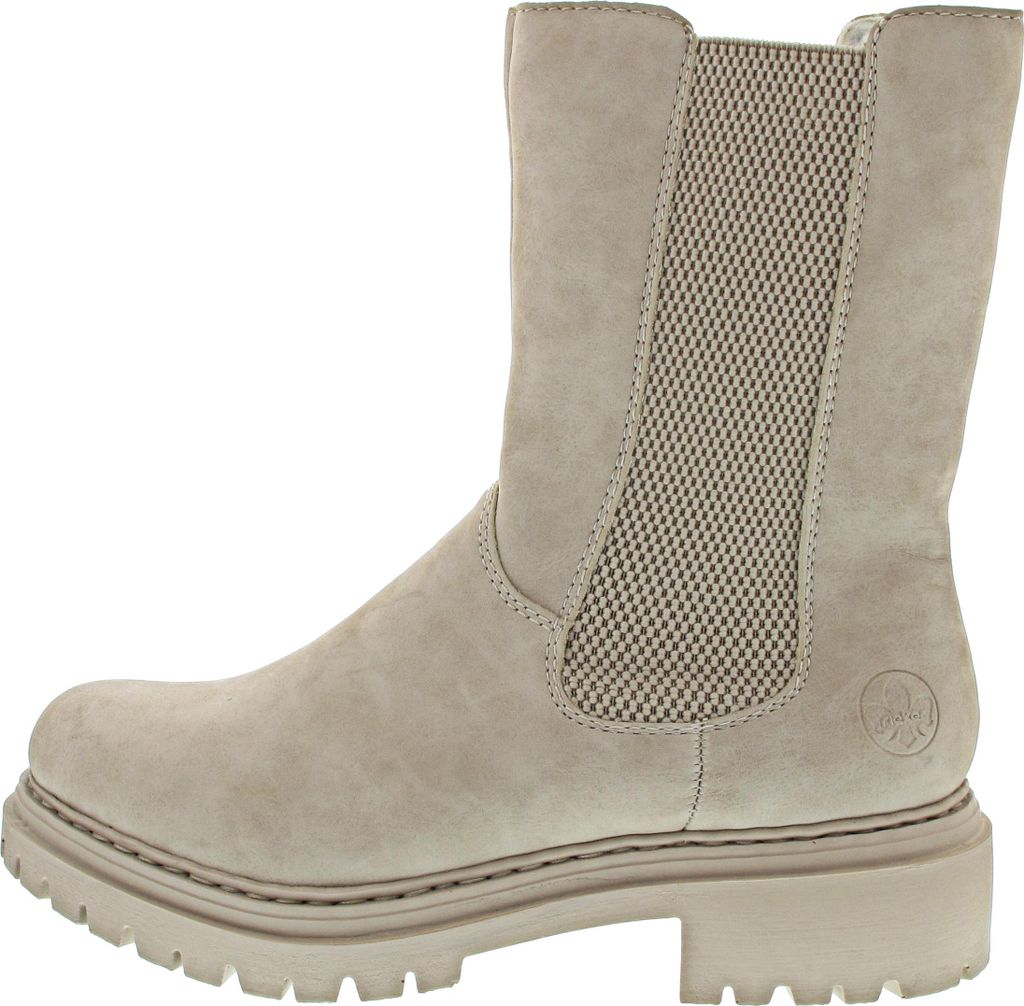 Rieker Damen Chelsea Boot Stretch Stiefelette Warmfutter Produktbild 