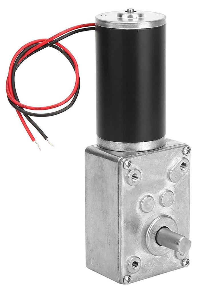 Geschwindigkeitsreduzierung, elektrischer Getriebemotor, umkehrbarer Schneckengetriebemotor, 8 mm Welle, 12 V (12 V, 30 U/min)