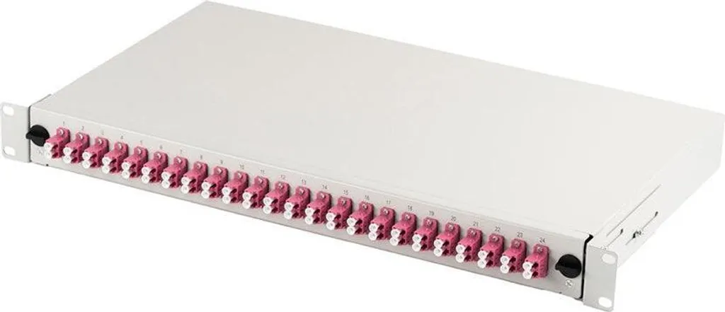 Tiroir optique 1U extensible 24 LC duplex OM4 : fini les câbles emmêlés