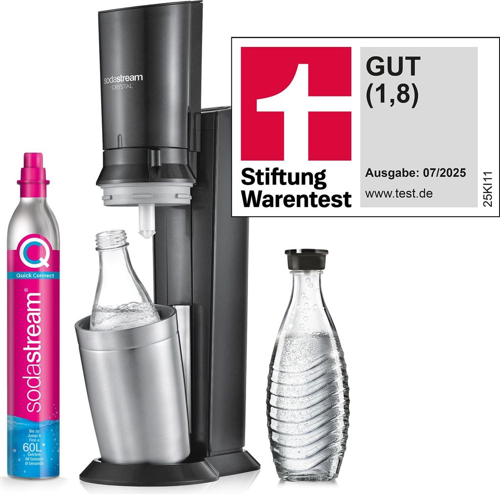 SodaStream Crystal 3.0: Eleganter Wassersprudler für Produktbild 