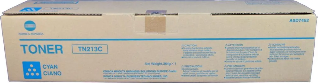 Toner Laser Cyan TN-213C compatible Konica Minolta Bizhub C253 C203