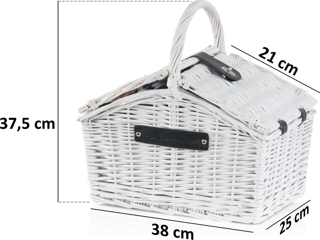 CampFeuer Picknickkorb 2 Personen mit Kühlfach und Produktbild 2