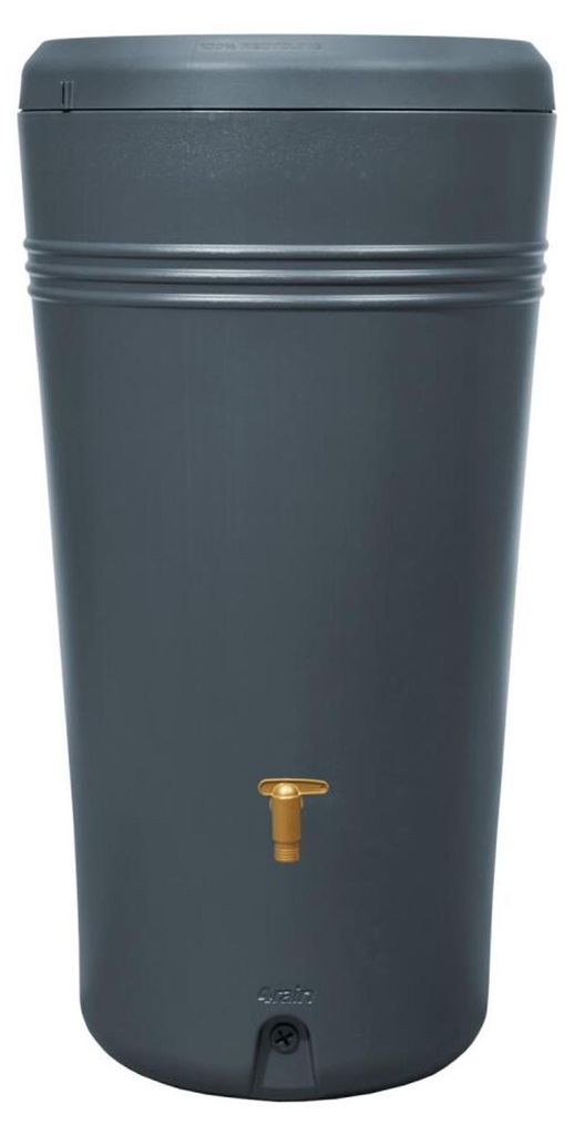 4rain Regenspeicher Azura 2in1 230 L grau mit Pflanzschale Produktbild 