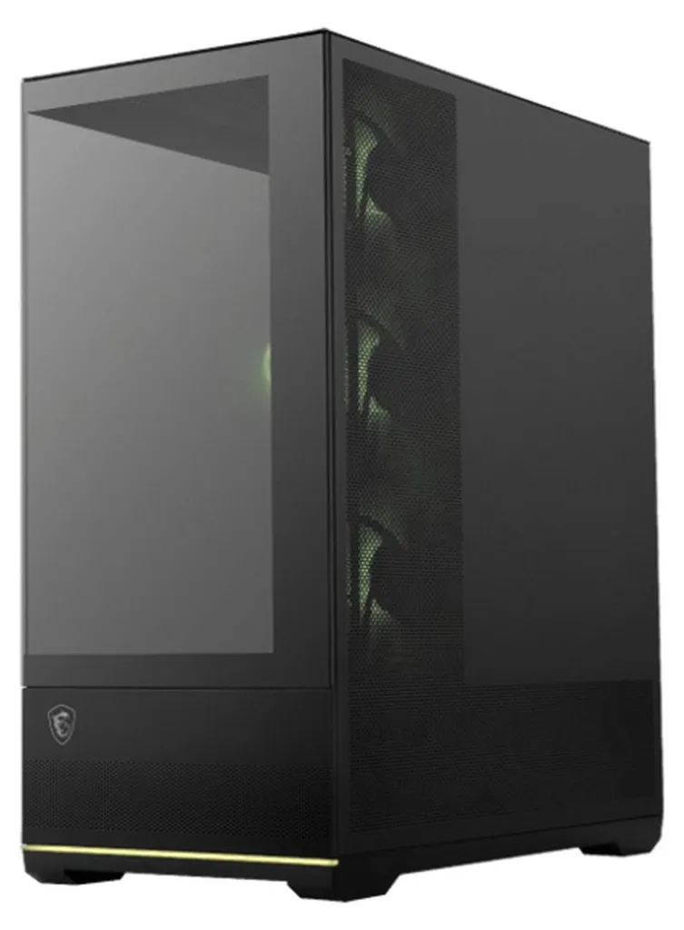 MSI MAG PANO 110R PZ Boîtier PC avec Flux d'Air Optimisé et Verre Noir