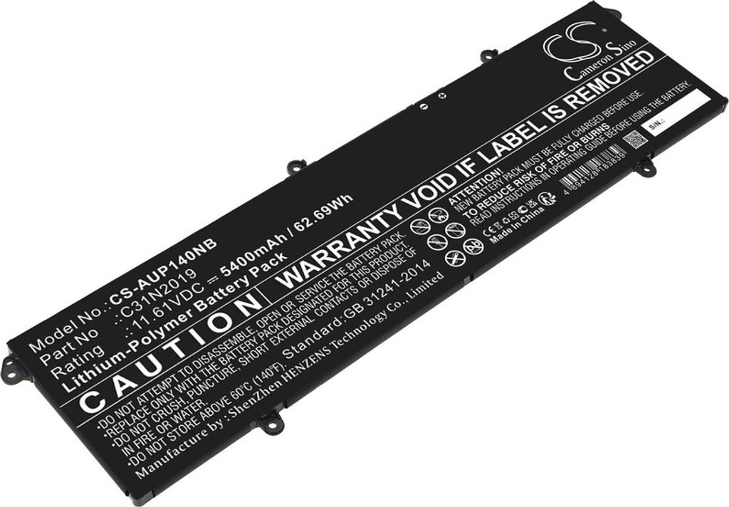 Akku für Asus VivoBook Pro 14, 14X, 15 OLED, 5400mAh, Produktbild 