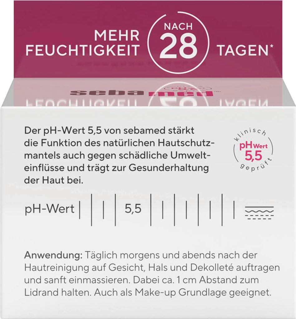 Sebamed Aufbau Creme Anti Ageing glättend mit Q10 und Hyaluron 50ml