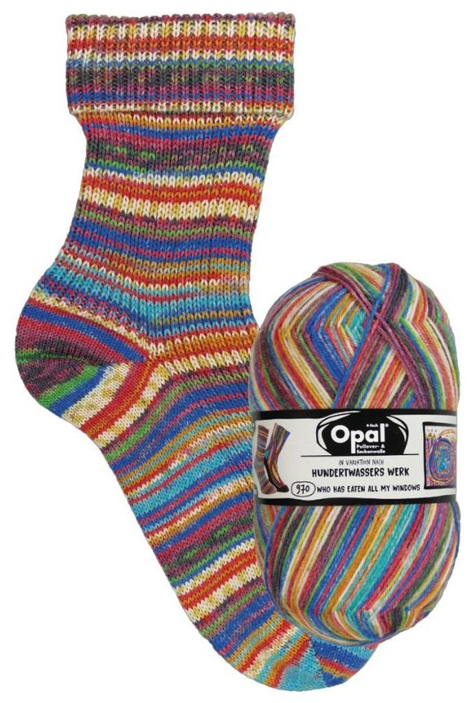 Opal In Variation nach Hundertwasser Werken 100 g Pullover- Produktbild 