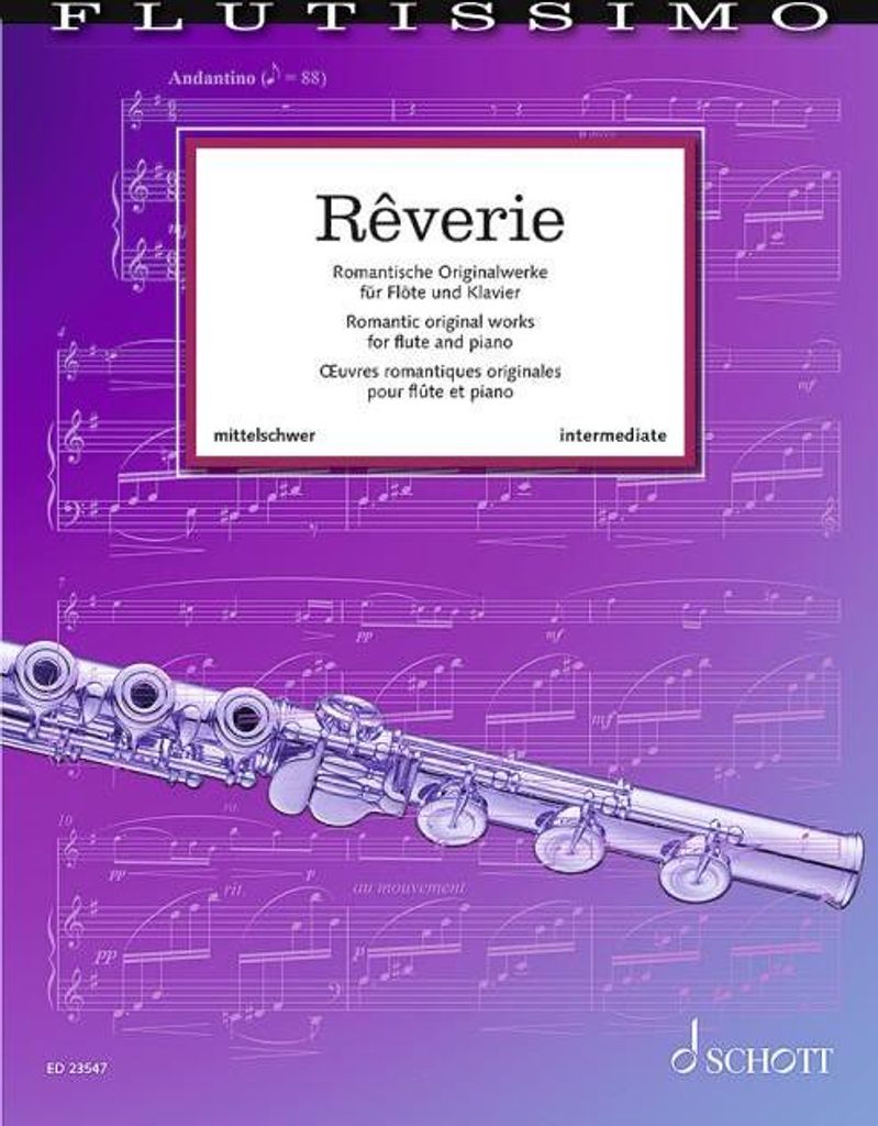 Rêverie Band 1. Flöte und Klavier. Spielpartitur.