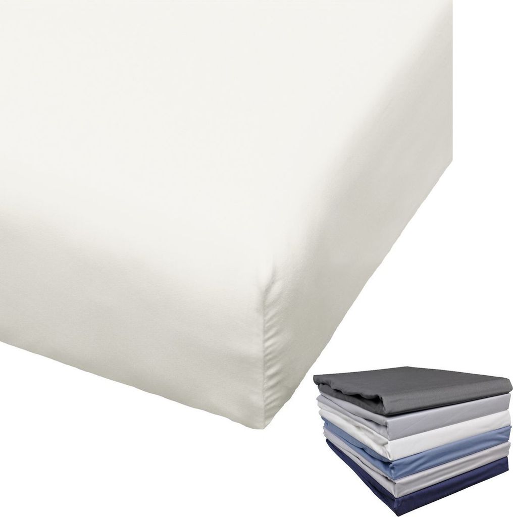Bierbaum Spannbettlaken Mako Satin 100x200 / 150x200 / Produktbild 