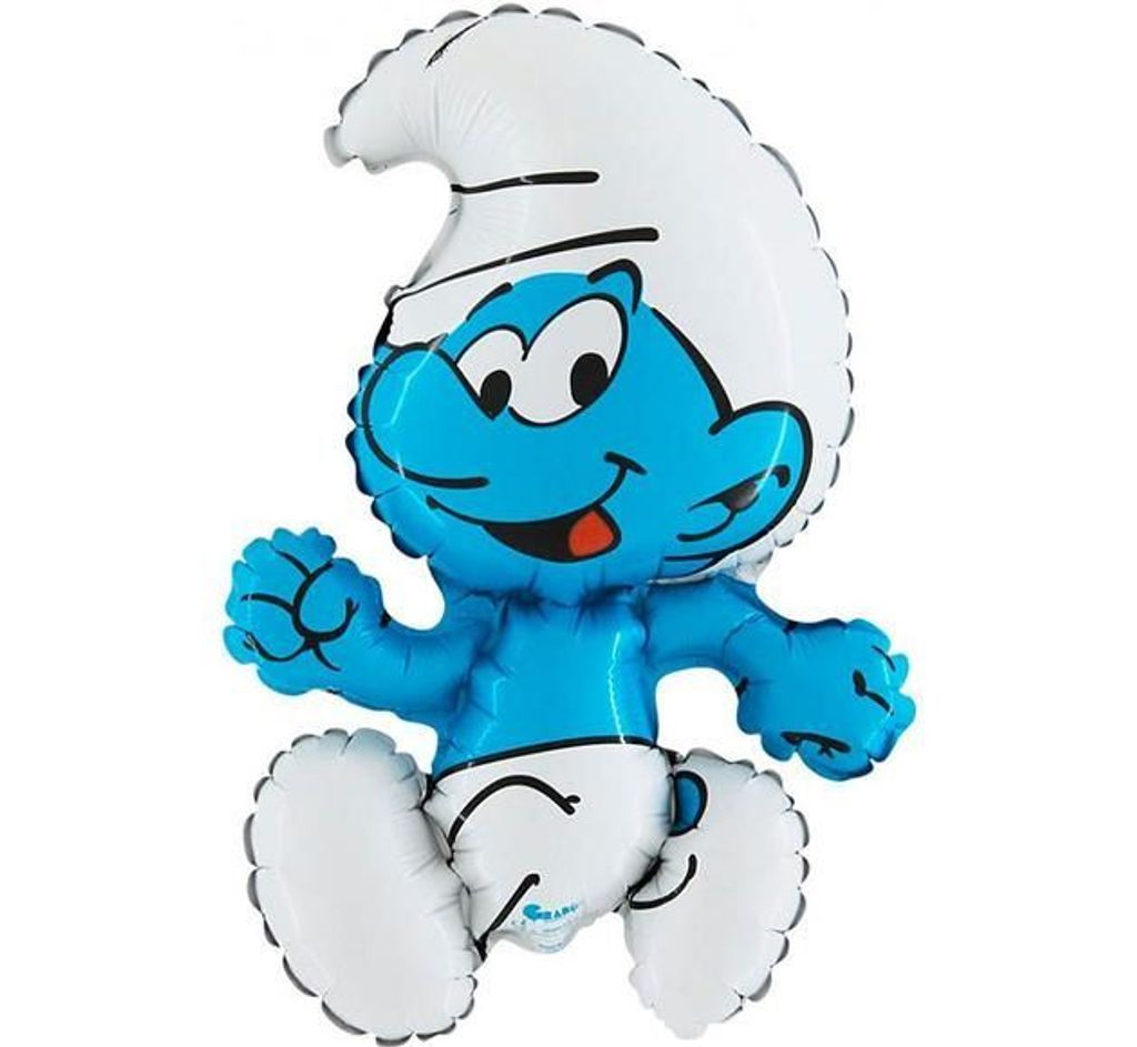 Pallone puffo in foil - 102 cm Immagine del prodotto 