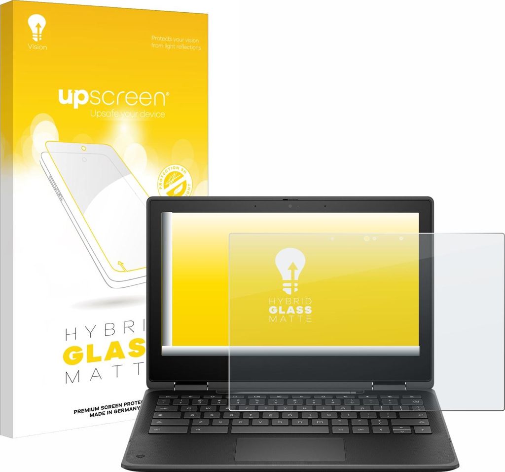 upscreen Entspiegelungs Schutzglas für HP Fortis Flip G1i 11" Schutzfolie Panzer Folie Glas Display Schutz matt