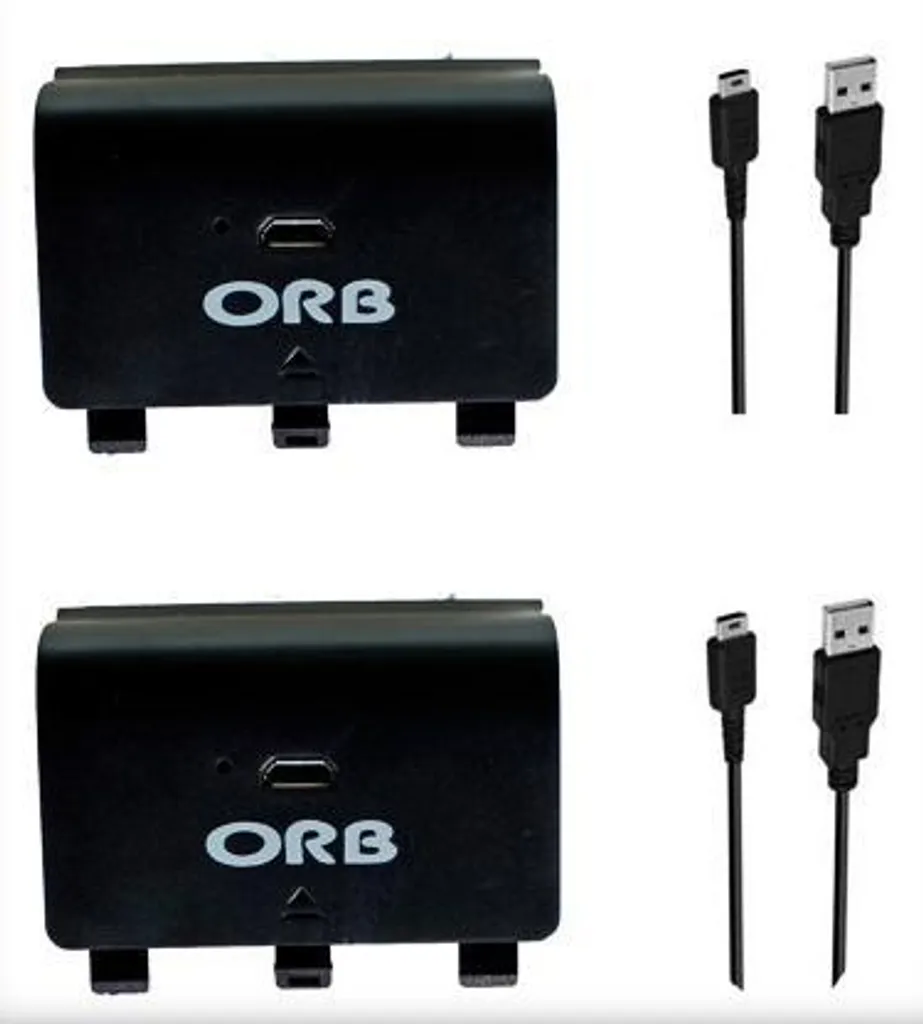 Chargeur Double Manette ORB Noir avec Station d'Accueil pour Gaming Pro