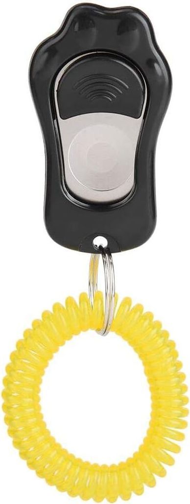 Hunde Klicker Finger Clicker Pet Training Clicker Einstellbar Hundetraining Clicker Hund Tranining Spielzeug für Hunde Katzen Pferde (Schwarz)