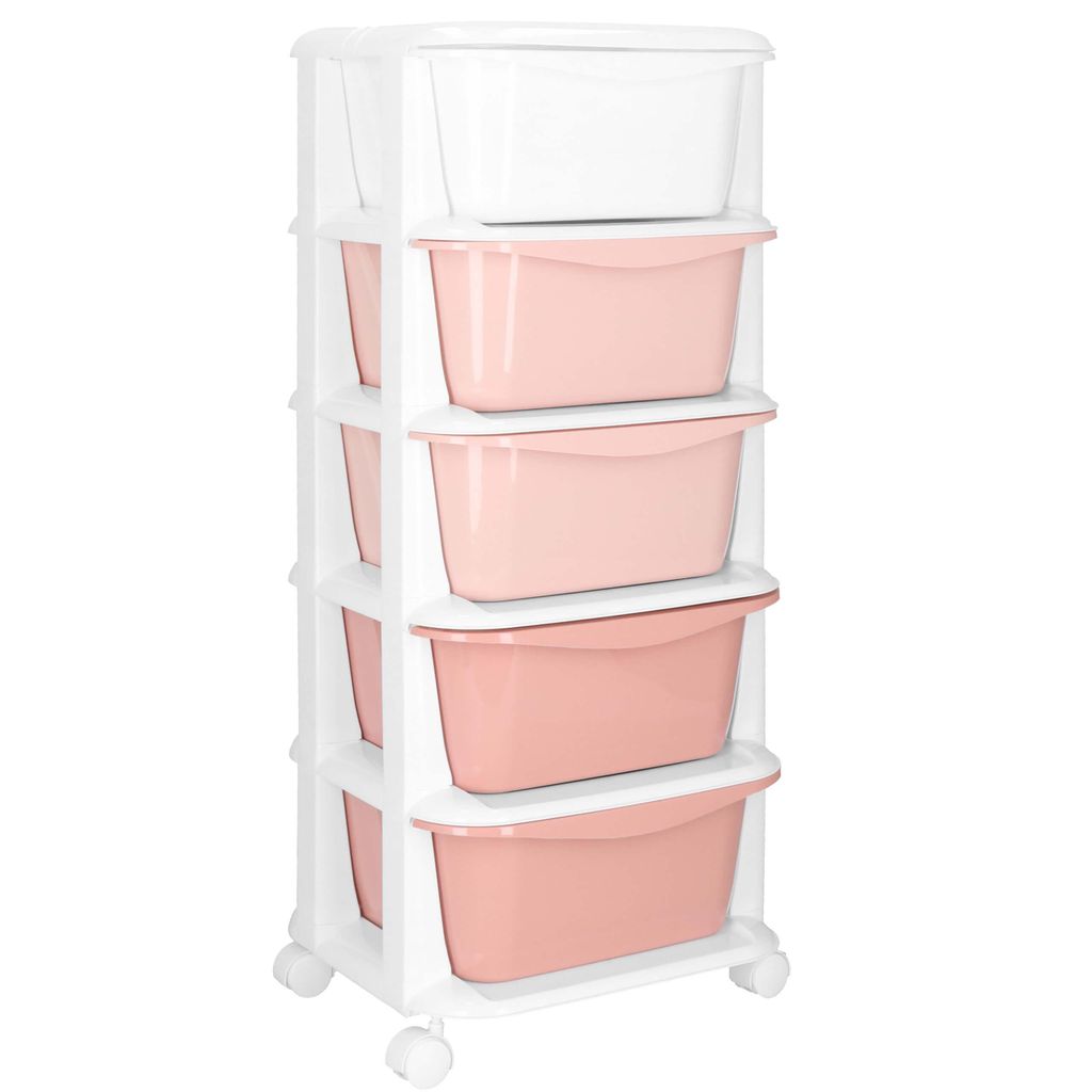 Springos Spielzeugregal Schubladenschrank Rollcontainer 5 Produktbild 