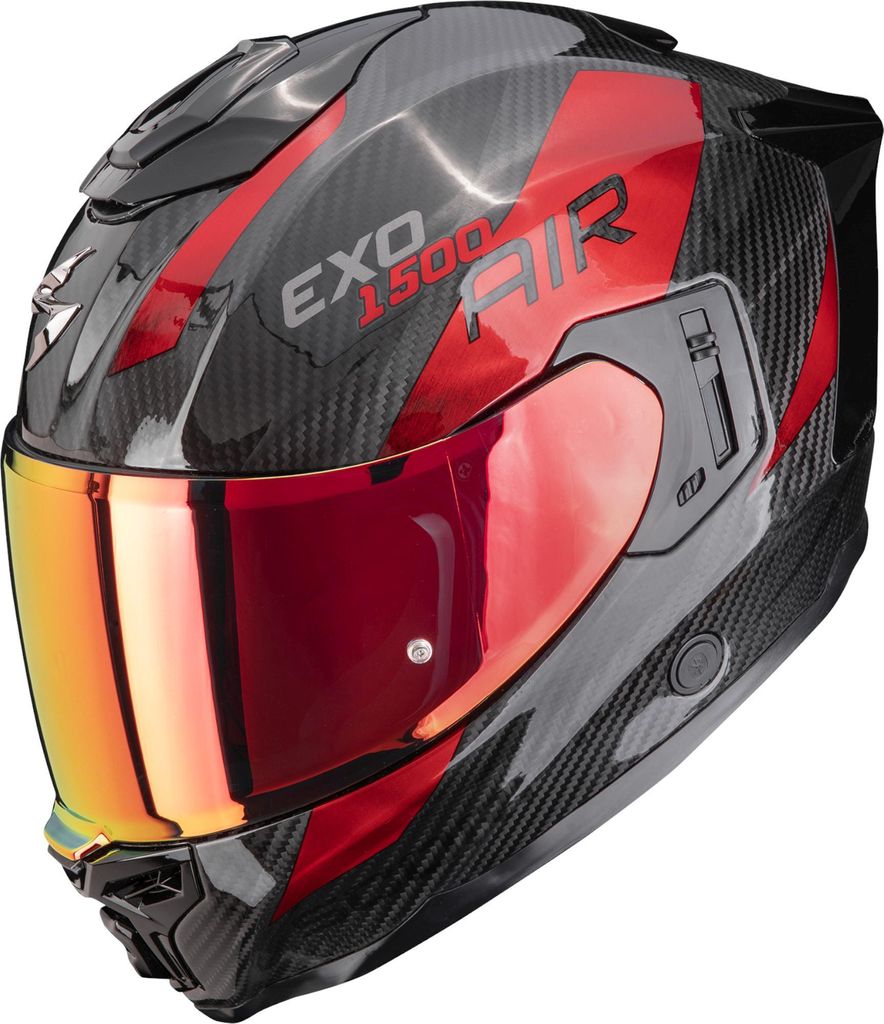 Helma Scorpion Exo-1500 Carbon Air Platted, černá/červená, Obrázek produktu 