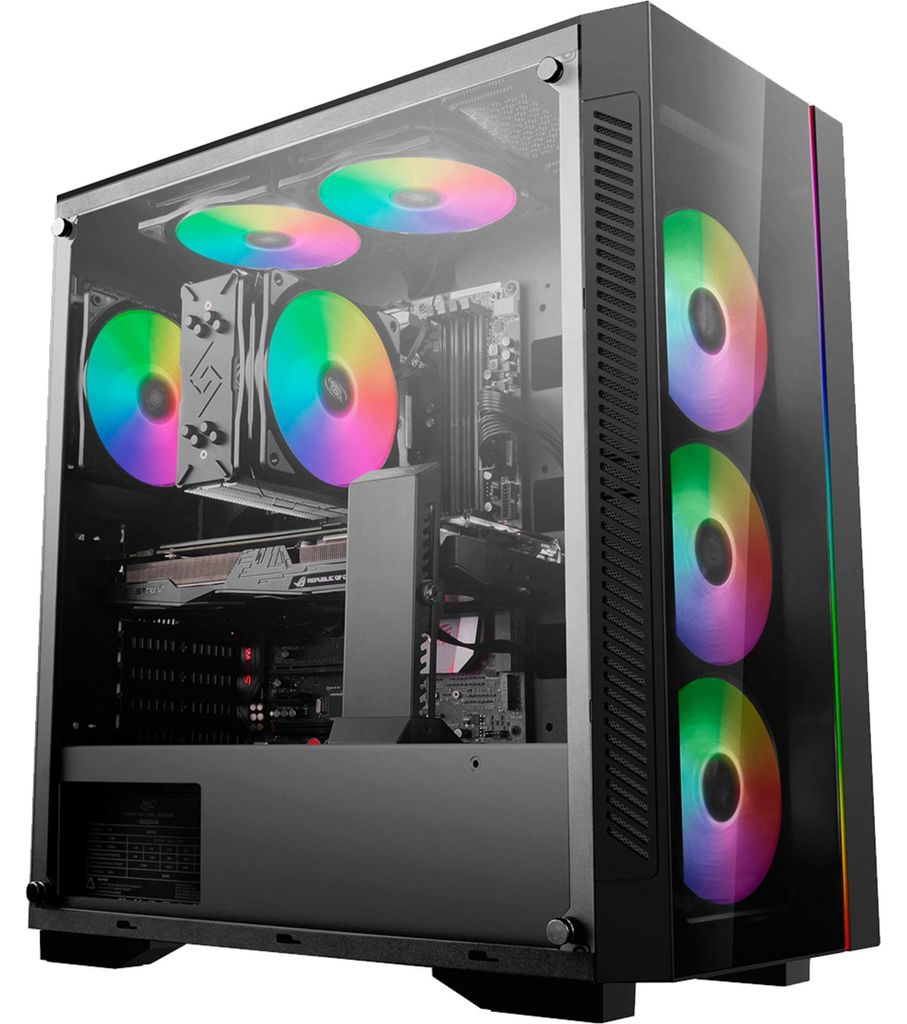 DeepCool Matrexx 55 V3 ADD-RGB 3F, Tower-Gehäuse, (Tempered Produktbild 