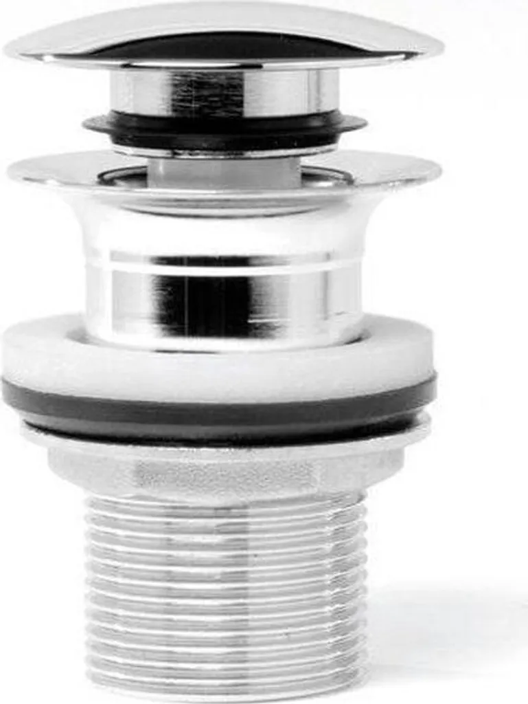 Garniture d'écoulement laiton 75 mm | Anti-fuite pour évier chromé