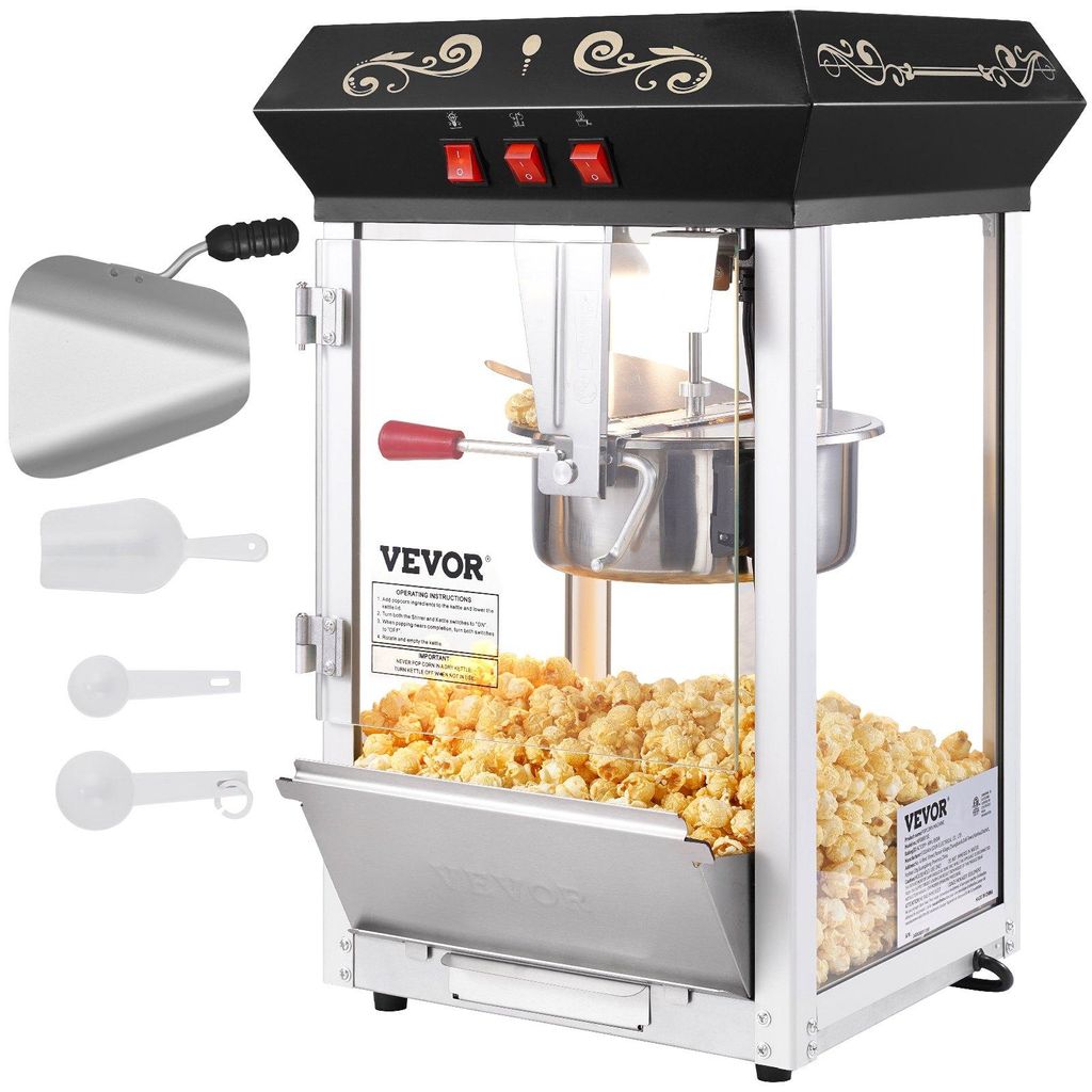VEVOR popcornovač popcorn machine popcorn maker, 850 W Obrázek produktu 