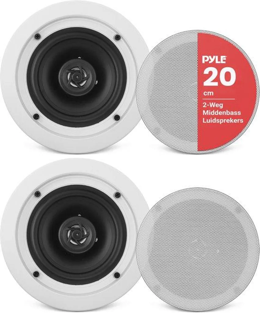 Haut-parleur de plafond acoustique 250W - Système encastrable 20cm