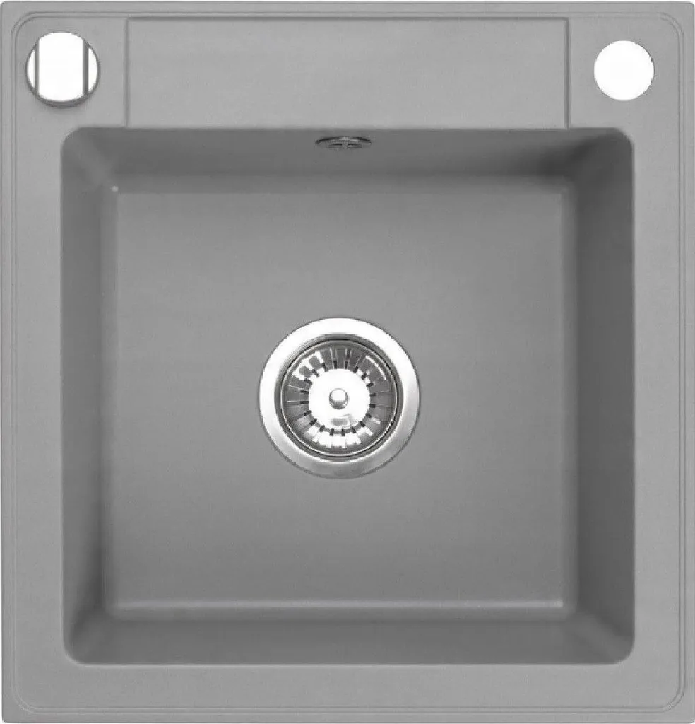 Lavello in Granito Grigio QLS Belmondo 46x44 cm - Qualità Italiana